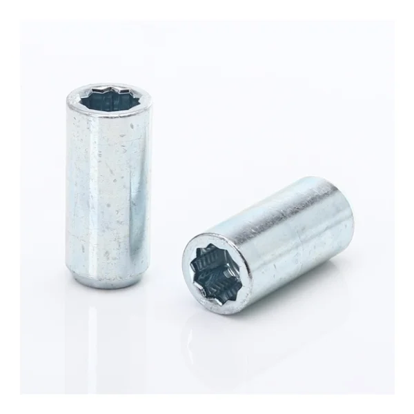Nakrętki Gwiazdka Długie M14x2,0 Stożek Srebrne